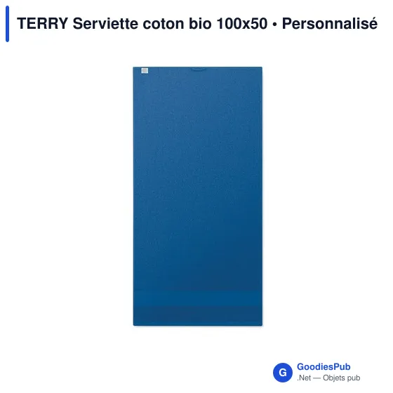 TERRY Serviette coton bio 100x50 - Image 12