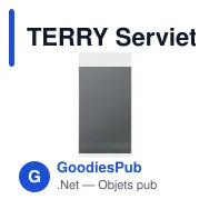 TERRY Serviette coton bio 100x50 - Miniature 7