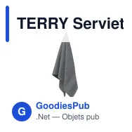 TERRY Serviette coton bio 100x50 - Miniature 8
