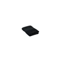 Variante noir - TERRY Serviette coton bio 100x50