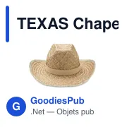 TEXAS Chapeau de cow-boy en paille - Miniature 4
