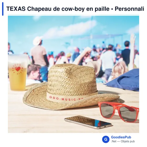 TEXAS Chapeau de cow-boy en paille - Image 6