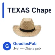TEXAS Chapeau de cow-boy en paille - Miniature 8