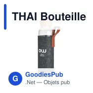 THAI Bouteille en verre 500 ml - Miniature 3