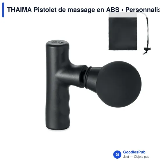 Pistolet de massage personnalisable avec logo - THAIMA - Image 1
