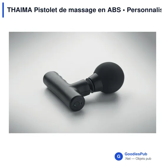 Pistolet de massage personnalisable avec logo - THAIMA - Image 2