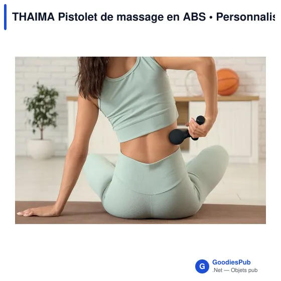 Pistolet de massage personnalisable avec logo - THAIMA - Image 6