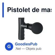 Pistolet de massage personnalisable avec logo - THAIMA - Miniature 9