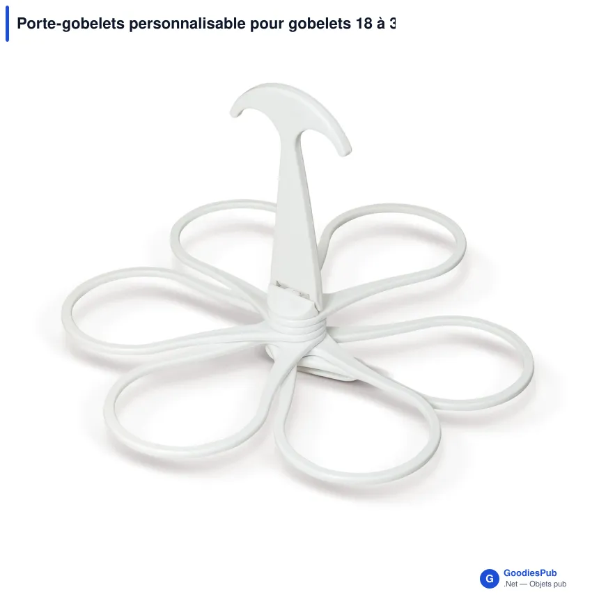 Porte-gobelets personnalisable pour gobelets 18 à 33 cl avec logo - Cupkeeper - Image 2