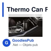 Gobelet isotherme personnalisable en acier inoxydable recyclé - Thermo Canavec logo - Miniature 4
