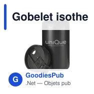 Gobelet isotherme personnalisable en acier inoxydable recyclé - Thermo Canavec logo - Miniature 9