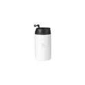 Variante blanc - Gobelet isotherme personnalisable en acier inoxydable recyclé - Thermo Canavec logo