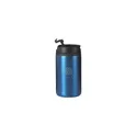 Variante bleu - Gobelet isotherme personnalisable en acier inoxydable recyclé - Thermo Canavec logo