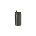 Variante vert foncé - Gobelet isotherme personnalisable en acier inoxydable recyclé - Thermo Canavec logo