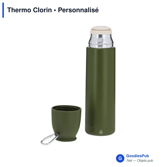 Bouteille isotherme personnalisable Thermo Clorin avec logo - Image 12