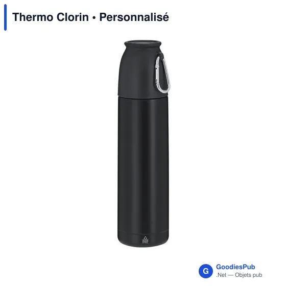 Bouteille isotherme personnalisable Thermo Clorin avec logo - Image 5
