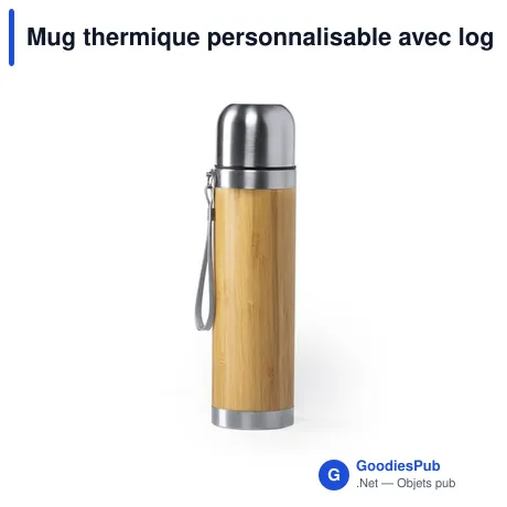 Mug thermique personnalisable avec logo - Éco-friendly