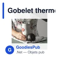 Gobelet thermos personnalisable 450 ml avec logo - Thermoboost RCS - Miniature 7