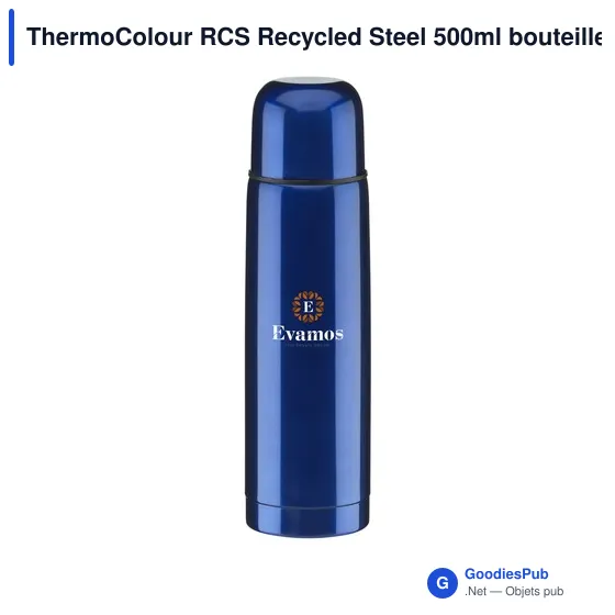 Bouteille thermos personnalisable 500ml avec logo - ThermoColour RCS - Image 11