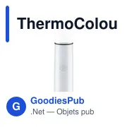 Bouteille thermos personnalisable 500ml avec logo - ThermoColour RCS - Miniature 5