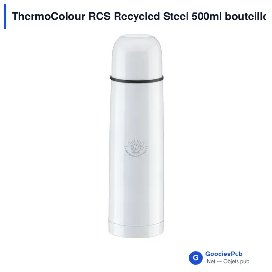 Bouteille thermos personnalisable 500ml avec logo - ThermoColour RCS - Image 5