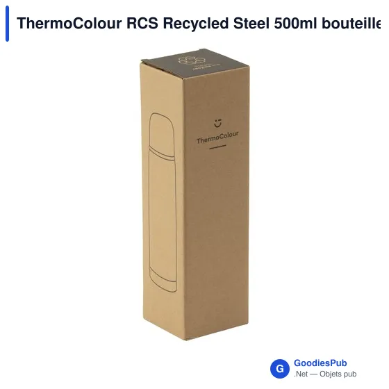 Bouteille thermos personnalisable 500ml avec logo - ThermoColour RCS - Image 8