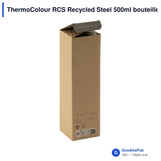 Bouteille thermos personnalisable 500ml avec logo - ThermoColour RCS - Image 9