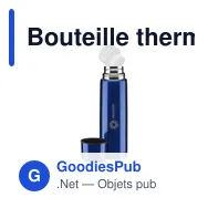 Bouteille thermos personnalisable 500ml avec logo - ThermoColour RCS - Miniature 10