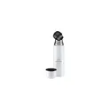 Variante blanc - Bouteille thermos personnalisable 500ml avec logo - ThermoColour RCS