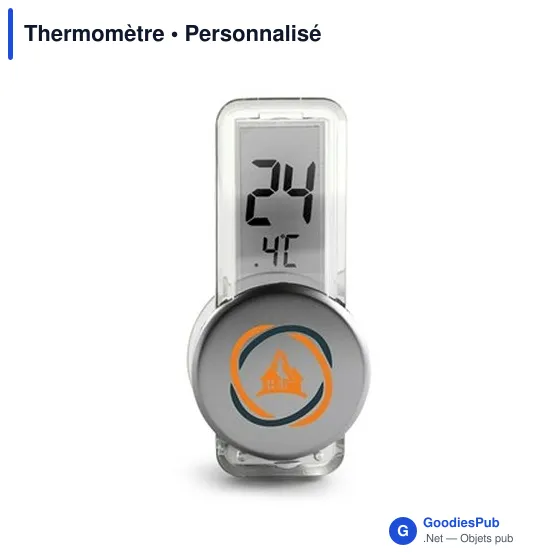 Thermomètre LCD personnalisable avec logo - Accessoire maison - Image 3