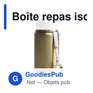 Boîte repas isotherme personnalisable en inox 600 ml avec logo - Sagaform Mark - Miniature 3