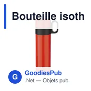 Bouteille isotherme personnalisable à poignée 500 ml avec logo - Thermos Flow - Miniature 2