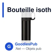 Bouteille isotherme personnalisable à poignée 500 ml avec logo - Thermos Flow - Miniature 3