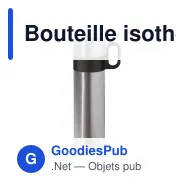 Bouteille isotherme personnalisable à poignée 500 ml avec logo - Thermos Flow - Miniature 4