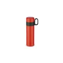 Variante Rouge - Bouteille isotherme personnalisable à poignée 500 ml avec logo - Thermos Flow