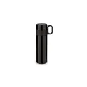 Variante Noir - Bouteille isotherme personnalisable à poignée 500 ml avec logo - Thermos Flow