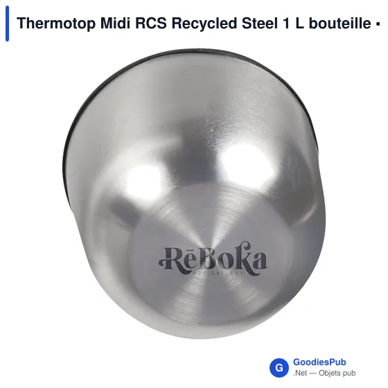 Bouteille isotherme personnalisable Thermotop Midi RCS avec logo - Image 1