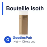 Bouteille isotherme personnalisable Thermotop Midi RCS avec logo - Miniature 2
