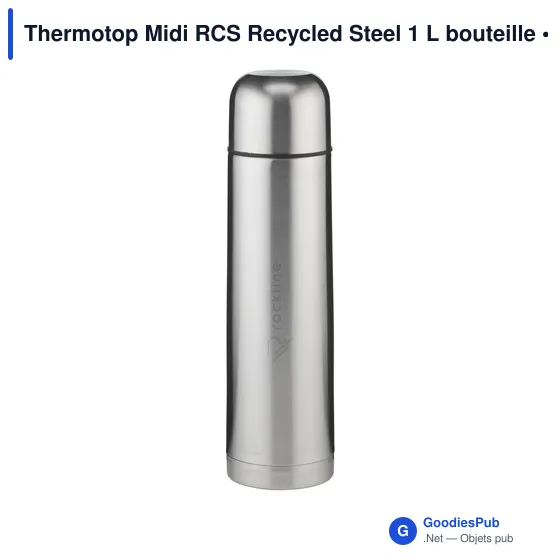 Bouteille isotherme personnalisable Thermotop Midi RCS avec logo - Image 5