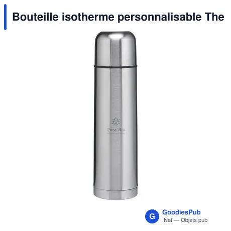 Bouteille isotherme personnalisable Thermotop Midi RCS avec logo