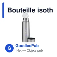 Bouteille isotherme personnalisable Thermotop Midi RCS avec logo - Miniature 2
