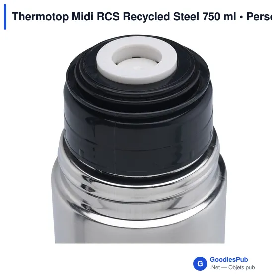 Bouteille isotherme personnalisable Thermotop Midi RCS avec logo - Image 4