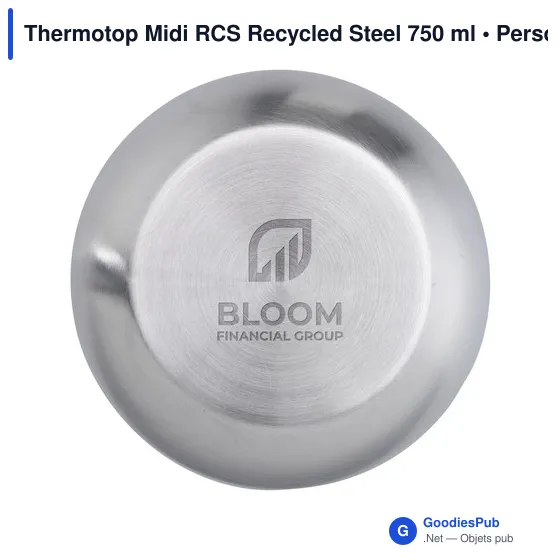 Bouteille isotherme personnalisable Thermotop Midi RCS avec logo - Image 5