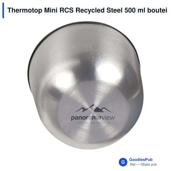 Bouteille isotherme personnalisable Thermotop Mini RCS 500 ml avec logo - Image 2