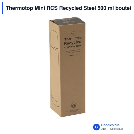 Bouteille isotherme personnalisable Thermotop Mini RCS 500 ml avec logo - Image 3