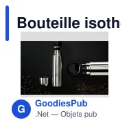 Bouteille isotherme personnalisable Thermotop Mini RCS 500 ml avec logo - Miniature 5