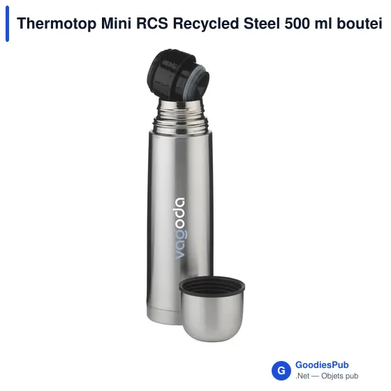 Bouteille isotherme personnalisable Thermotop Mini RCS 500 ml avec logo - Image 6