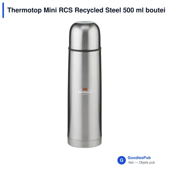 Bouteille isotherme personnalisable Thermotop Mini RCS 500 ml avec logo - Image 7