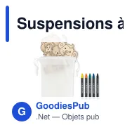 Suspensions à colorier personnalisables en bois avec logo - THEZOO - Miniature 4