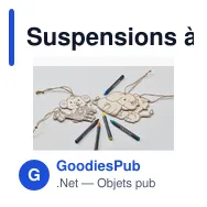 Suspensions à colorier personnalisables en bois avec logo - THEZOO - Miniature 6